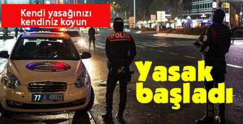 Lütfen kendi yasağınızı kendiniz koyu