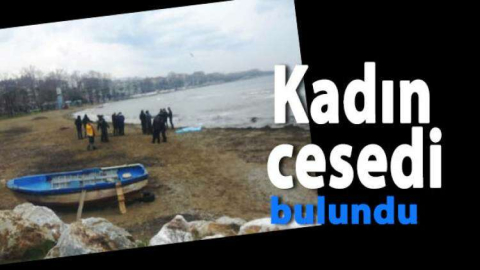 Sahilde kadın cesedi
