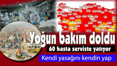 Yoğun bakım doldu..