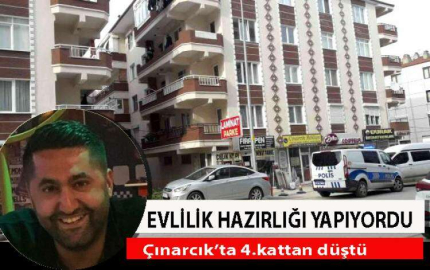 Evinin balkonunu tadilat ederken