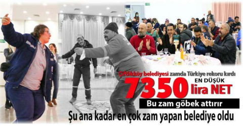 EN DÜŞÜK İŞÇİ MAAŞI 7350 TL