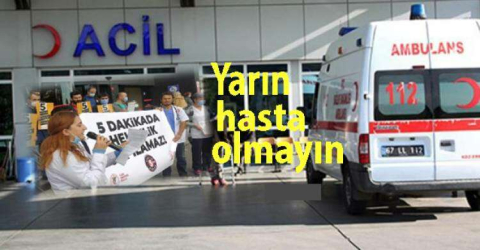 Yarın tüm sağlık ocakları,Devlet hastanesinde grev