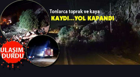 Karayolu kapandı