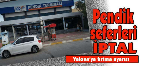 Seferler iptal oldu