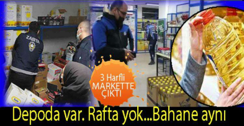 Ayçiçek yağları depodan çıktı