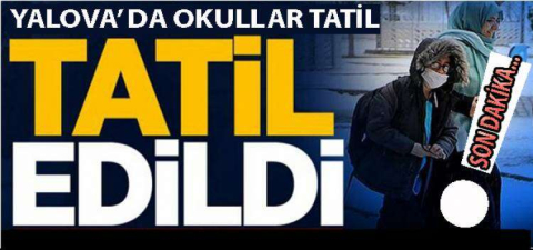 Eğitime ara verildi