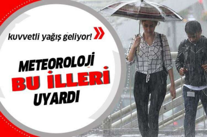 SALI GÜNÜ İÇİN UYARI YAPILAN İLLER
