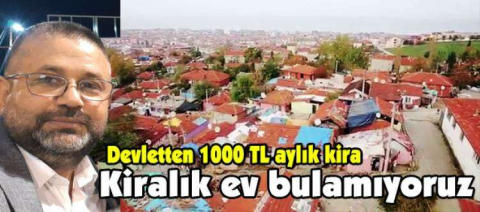 Tek sorun ev bulamama