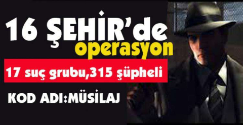 Kıyı şehirlerde şok baskınlar