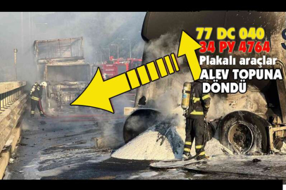 2 araç sürücüsü yaralandı