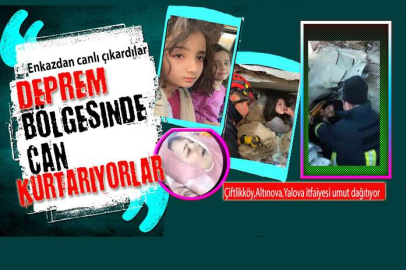 Yalova ekibi 39 saat sonra kurtardı