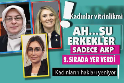 Kadınların adı var