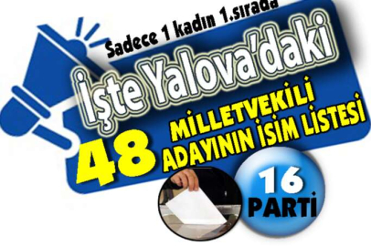 16 PARTİ 48 ADAY