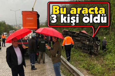 3 işçi hayatını kaybetti.