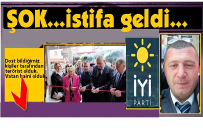 Zehir zemberek sözlerle istifa etti.