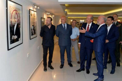 KKTC'de ödüllü akademisyenlerin eserleri sergileniyor