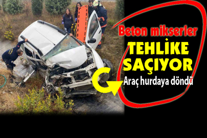 Kazada 2 kişi yaralandı