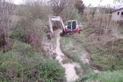 Manisa Selendi'de dere temizliği