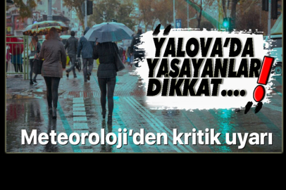 KUVVETLİ YAĞIŞ UYARISI