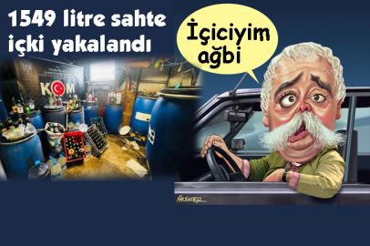 Sahte rakı,bira,şarap imal ediyorlardı