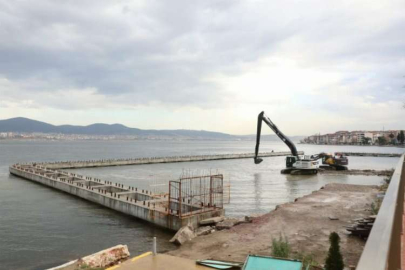 Değirmendere'de çekek yeri şekilleniyor