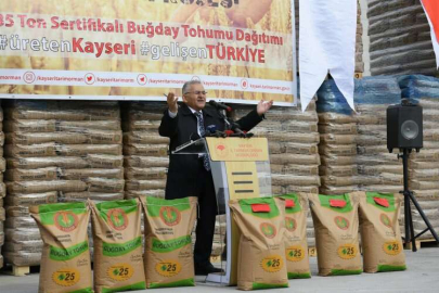 Kayseri tarımda Başkan Büyükkılıç'ın desteği ile yükseliyor