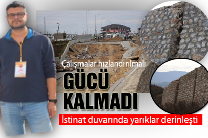 Duvarda yarıklar derinleşti