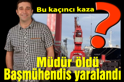 Tersanelerde ölümler bitmiyor...Bu kaçıncı kaza..!