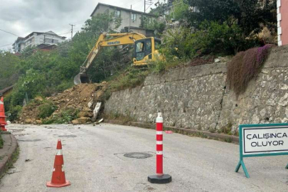 İzmit'te tehlike arz eden taş duvar yenileniyor