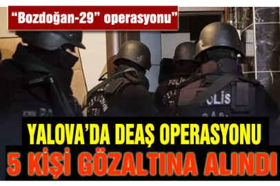 Yalova da her suçlu var