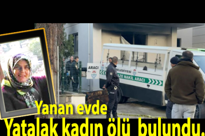 Yanan evde feci son