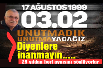 25 yıldan beri hiç bir şey değişmedi