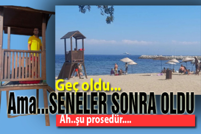 GEÇTE OLSA ŞİMDİ KONDU.