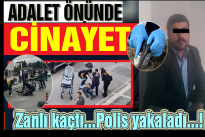 Adliye önünde cinayet