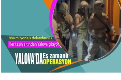 Dolandırıcılara operasyon