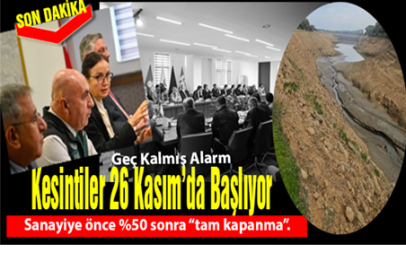 10 günlük su kaldı