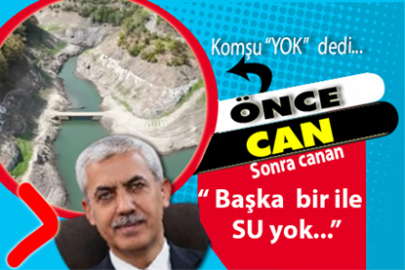 Kocaeli'nden su yok