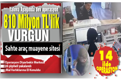 Yalova Ayağında Dev Operasyon: 810 Milyon TL’lik Vurgun Ağı Çökertildi