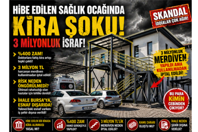 3 MİLYONLUK MERDİVEN ATIL KALDI