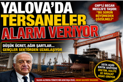 YALOVA TERSANELERİNDE KRİZ DERİNLEŞİYOR
