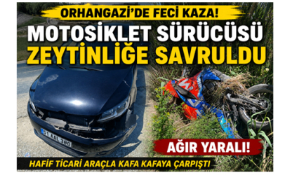 Orhangazi'de Feci Kaza