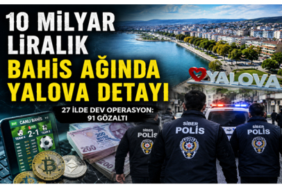 YALOVA' DA BAHİSÇİLERE BASKIN !.