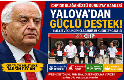 YALOVA TEK YÜREK ÖZGÜR ÖZEL'İN YANINDA