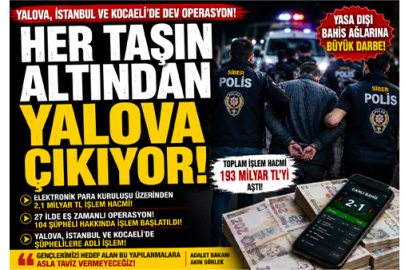 Yalova kumarbazlar şehri oldu