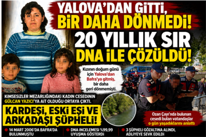 20 YILLIK SIR DNA İLE ÇÖZÜLDÜ