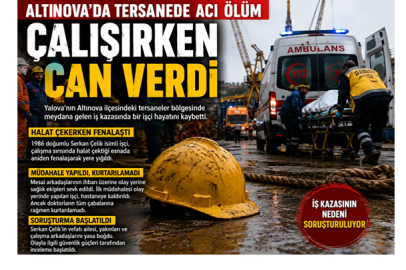  TERSANEDE ACI ÖLÜM