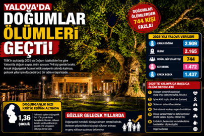 Yalova da  ölüm nedenleri....