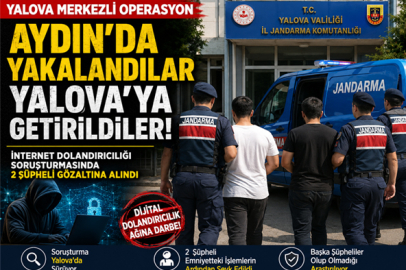 Yakalanan 2 Şüpheli Yalova'ya Getirildi