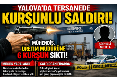 Mühendis, üretim müdürünü 6 kurşunla vurdu.
