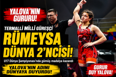 YALOVA'NIN GURURU RÜMEYSA DÜNYA İKİNCİSİ OLDU